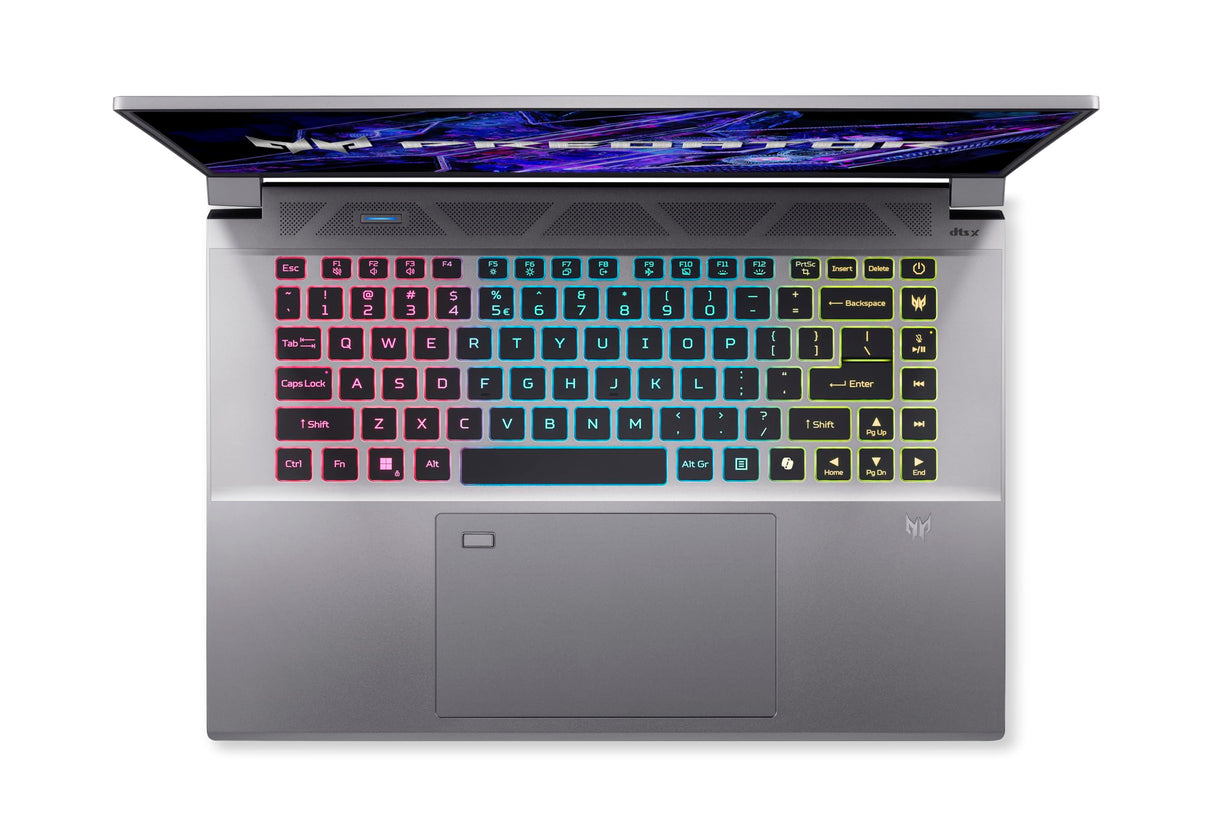 Acer Predator Triton Neo 16 PTN16-51-7177 - Ordenador Portátil Gaming 16" WQXGA 165 Hz (Intel Core Ultra 7-155H, 32GB RAM, 1TB SSD, NVIDIA GeForce RTX 4070, Sin SO) Plata - Teclado QWERTY Español