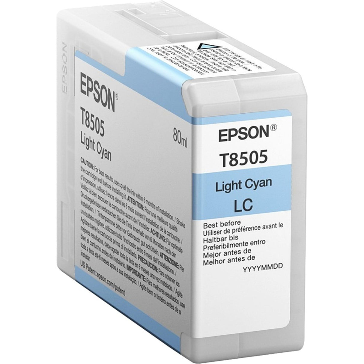 Epson T850500 - Cartucho de tinta, color cian, Ya disponible en Amazon Dash Replenishment
