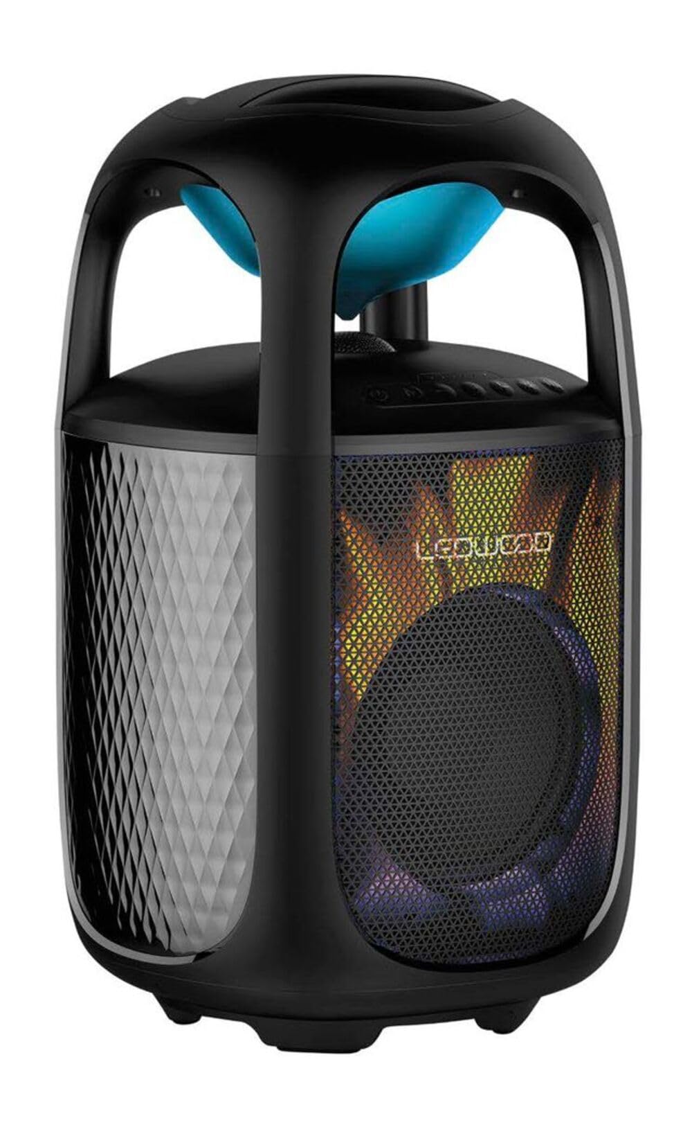 LEDWOOD Altavoz portátil Bluetooth LW-DROP300 LED RGB, 300 W, 6,5 Pulgadas, batería 4400 mAh, IPX5