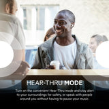 Belkin Auriculares inalámbricos True Wireless SOUNDFORM Flow con cancelación Activa del Ruido, Bluetooth, Carga inalámbrica, Resistencia IPX5, 31 Horas de batería, iPhone, Galaxy y Pixel, Blancos