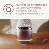 Philips Depiladora Lumea IPL serie 8000 - depilación con tecnología SenseIQ, 2 accesorios para cuerpo y cara, para uso con cable (modelo BRI944/00)