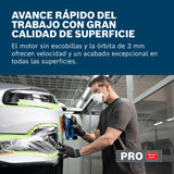 Lijadora excéntrica a batería Bosch Professional 12V GEX 12V-150-3 (incl. plato de lija, hoja de lija, anillo protector, saco para polvo, L-BOXX 162)