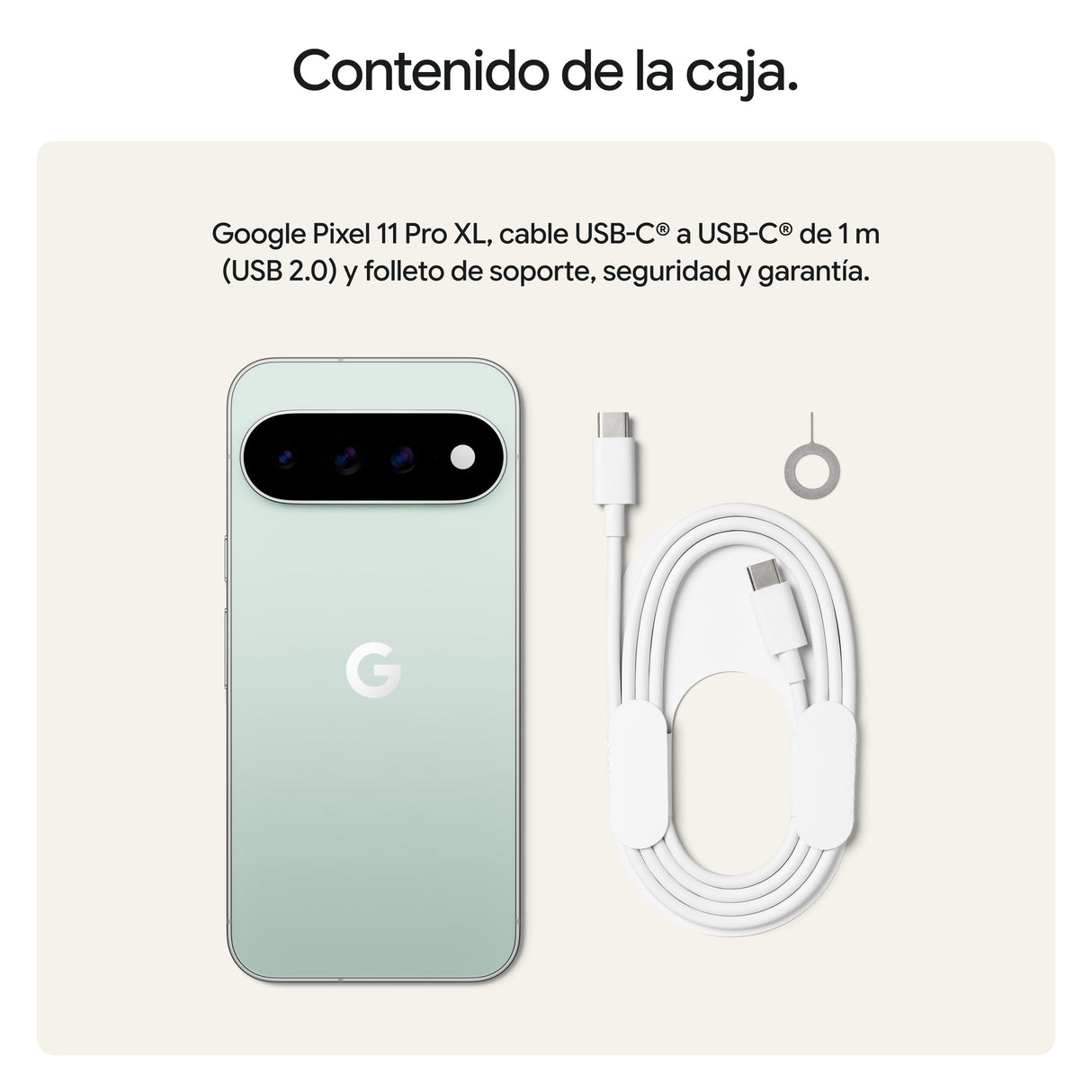 Google Pixel 11 Pro XL – Smartphone Android Libre - Gris Niebla, 256GB