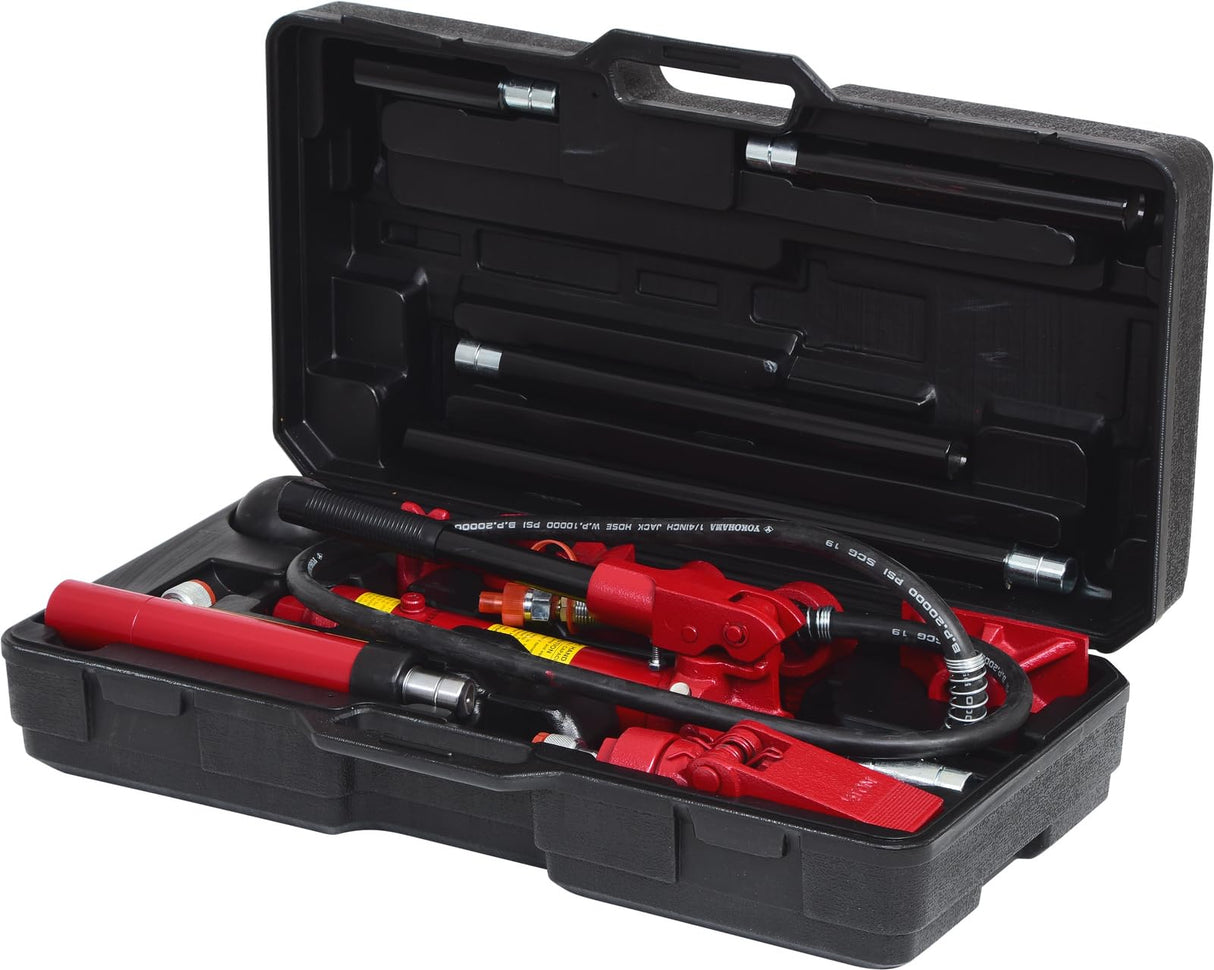 KS Tools 160.0445 Juego de herramientas hidráulicas de enderezado de chasis, 4 t