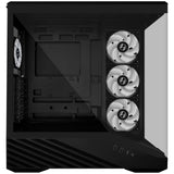 Lian Li V100 Mid Tower Case - Negro, Soporte ATX, Panel Frontal de Malla, Vidrio Templado, USB-C, Panel Lateral sin Herramientas
