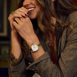 Bulova Reloj Analógico para Mujer'S de Cuarzo con Correa en Acero Inoxidable 97B223