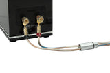 Oehlbach Twin Mix Two - Cable para altavoz (2 cables de 6 mm², con conectores de terminal, 5 m), color plateado y transparente