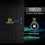 Caja de PC Bitfenix Tour CETO Premium Edition (Negro)
