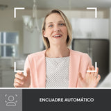 Logitech Brio 500 HD Webcam Ajuste Luz, Modo Visualización, Mics Duales con Reducción Ruido, Cubierta Privacidad Cámara Web, Admite MS Teams, Google Meet, Zoom, Cable USB-C, Webcam Streaming - Rosa