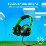 Razer Kraken V4 X Minecraft Edition - Auriculares USB con Cable para Juegos de PC (Controladores 40mm, micrófono cardioide retráctil, Sonido Envolvente, Chroma RGB, para PC y Consola) Minecraft