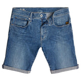 G-STAR 3301 Slim Denim Shorts Pantalones Cortos, Azul (Faded Summer Sky D10481-d634-h096), 33 Hombre