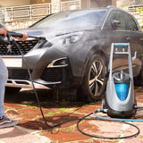 Cecotec Hidroaspirador Conga Triton 4000 UltraClean. 1500 W, 4 en 1: Función Hidrolimpiadora, Aspirador de Sólidos y Líquidos y Sopladora, 120 Bar, Poder Succión 15 kPa, Negro, Azul, Gris.