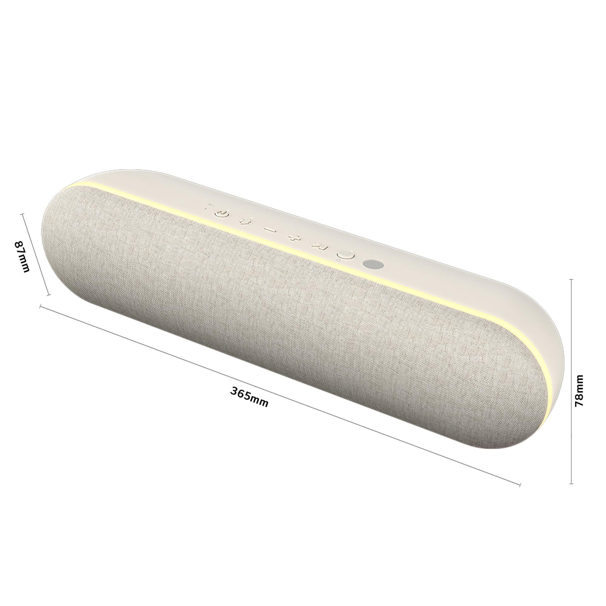 LG StanbyME XT7S - Altavoz Bluetooth Portátil, Sonido Envolvente, Resistencia al Agua IPX5, hasta 16 Horas de Batería, Ideal para StandbyME, Anillo Ajustable, Iluminación, Potencia 20 W