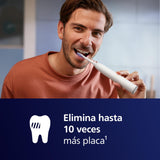 Philips Sonicare 7100 cepillo dental eléctrico, sónico con aplicación, 4 modos de cepillado y 3 niveles de intensidad, alerta de presión, SmarTimer, blanco, HX7420/08 [Nueva Tecnología]