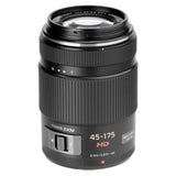 Panasonic LUMIX H-PS45175 - Objetivo Servo Zoom para cámaras de montura M4/3 (Focal 45-175 mm, F4-F5.6, tamaño filtro 46 mm, lentes asféricas, POWER O.I.S), negro