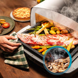 Cecotec Horno para Pizza Multifuncional Pizza&Co 500 Max. 2200W, 13L, Pantalla LED, Temperatura 60º-500ºC, Funciones Especiales, Doble Resistencia, Tamaño Pizzas 13", Accesorios Incluidos