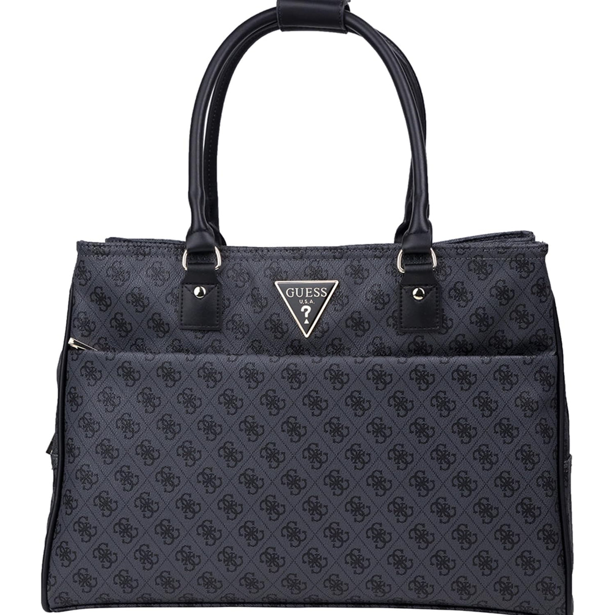 GUESS JESCO Shopper Tote, Bag Women, Carbón, One Size