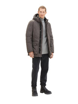 TOM TAILOR 1037347 Chaqueta, 13101-Buffer de Estructura Gris, XXL para Hombre