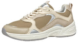 Geox D ZARVIA A, Zapatillas Mujer, Lt Taupe/Papyrus, 37 EU