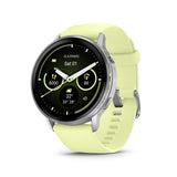 Garmin Venu 4, 45 mm, Smartwatch Premium con GPS, Pantalla táctil AMOLED, Diseño de Acero Inoxidable, Linterna LED, Funciones avanzadas de Salud y Forma física, 14 días de autonomía, Amarillo