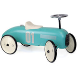 Vilac Coche de paseo vintage, cuerpo de metal duradero, ruedas de goma silenciosas grandes y estables, desarrolla psicomotor, equilibrio, coordinación, para niños de 1,5 a 3 años de menos de 20 kg, 76