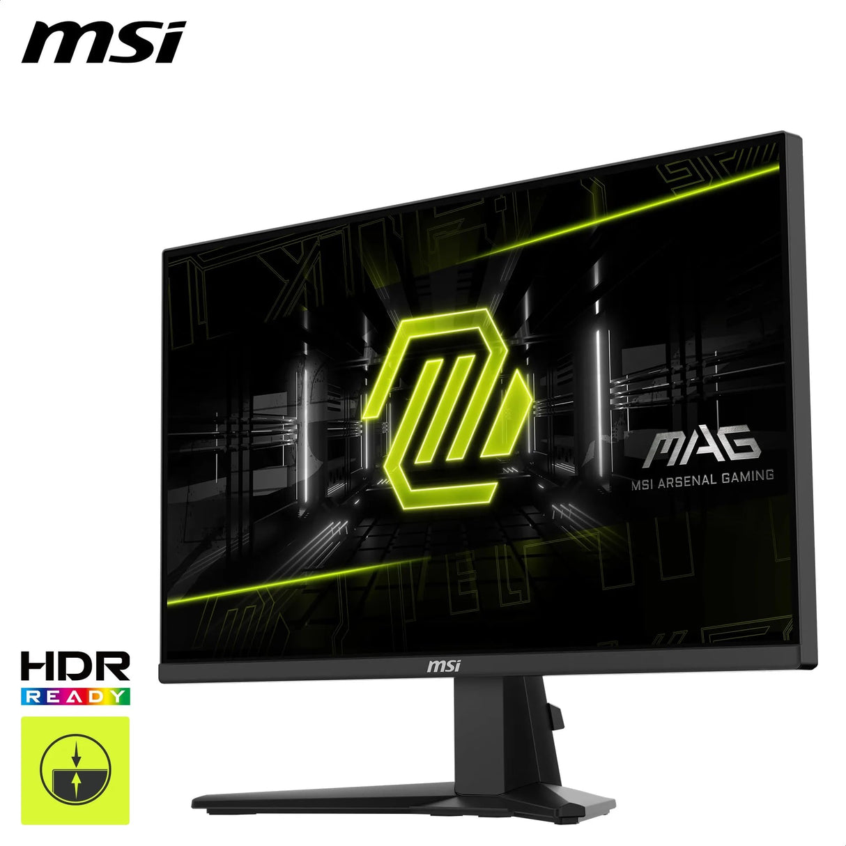 MSI mag 255XF Monitor FHD Gaming de 24,5", Panel IPS rápido de 1920 x 1080, 300 Hz / 0,5 ms (GtG, mín.) sRGB del 120%, Diseño sin Marcos, Preparado para HDR, DisplayPort 1.4a, HDMI, Negro