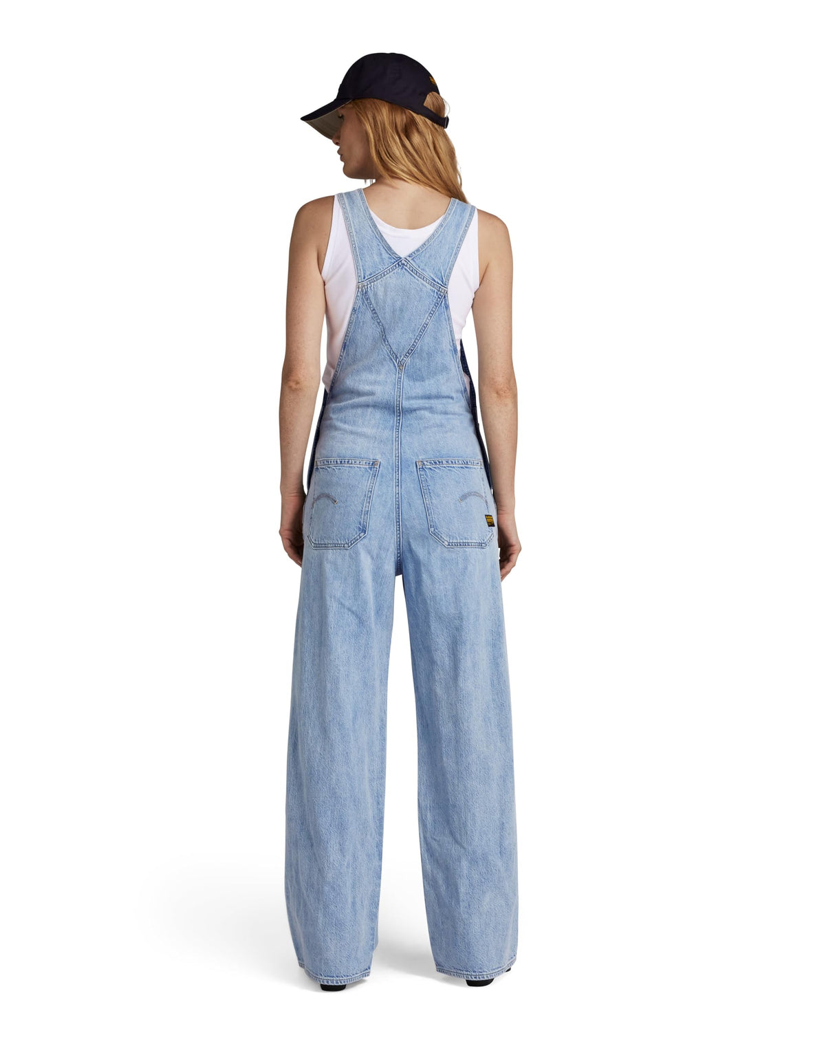 G-STAR Para Mujer Straight Leg Dungaree wmn, Azul (sun faded cloudburst D24398-D536-G339), XL
