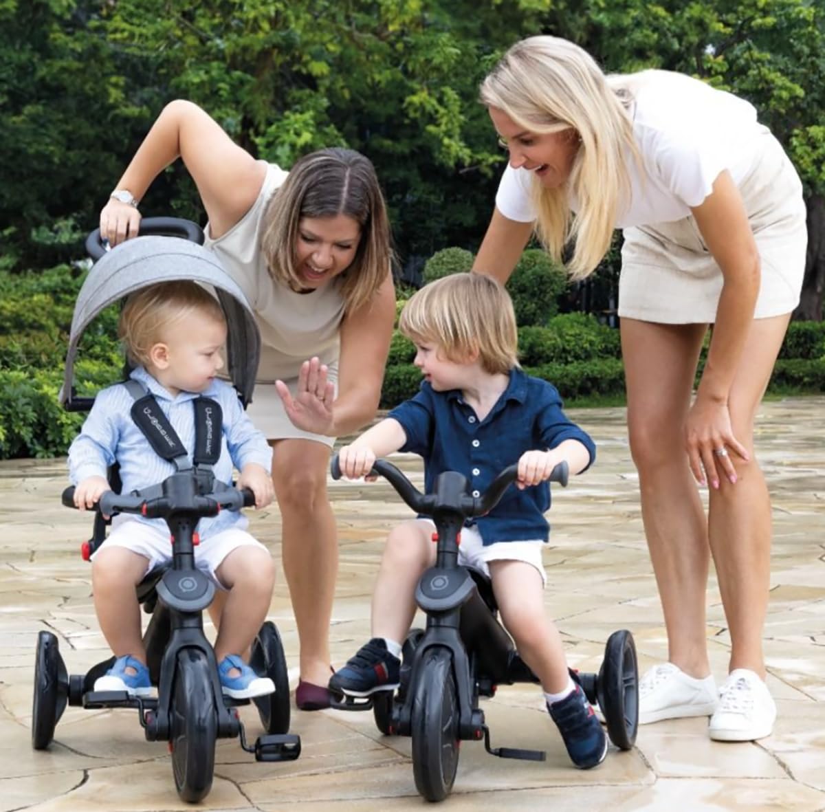 Globber - EXPLORER TRIKE 4 in 1 - Triciclo y bicicleta de equilibrio todo en uno para niños pequeños de 10m + a 5 años + , Rojo
