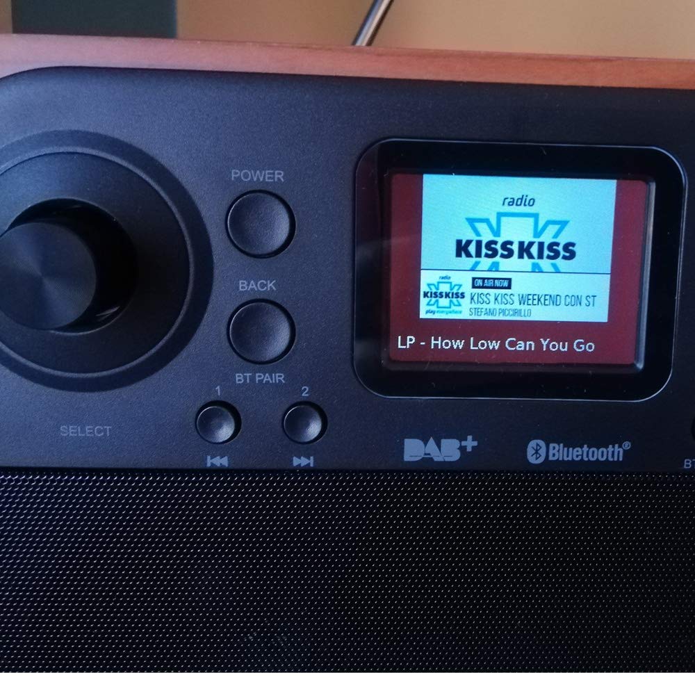 Majestic RT 197 Dab - Radio Dab/Dab+/FM, Bluetooth, Pantalla LC, Entrada AUX-IN, Salida de Auriculares, Despertador 2 alarmas 3 Tonos
