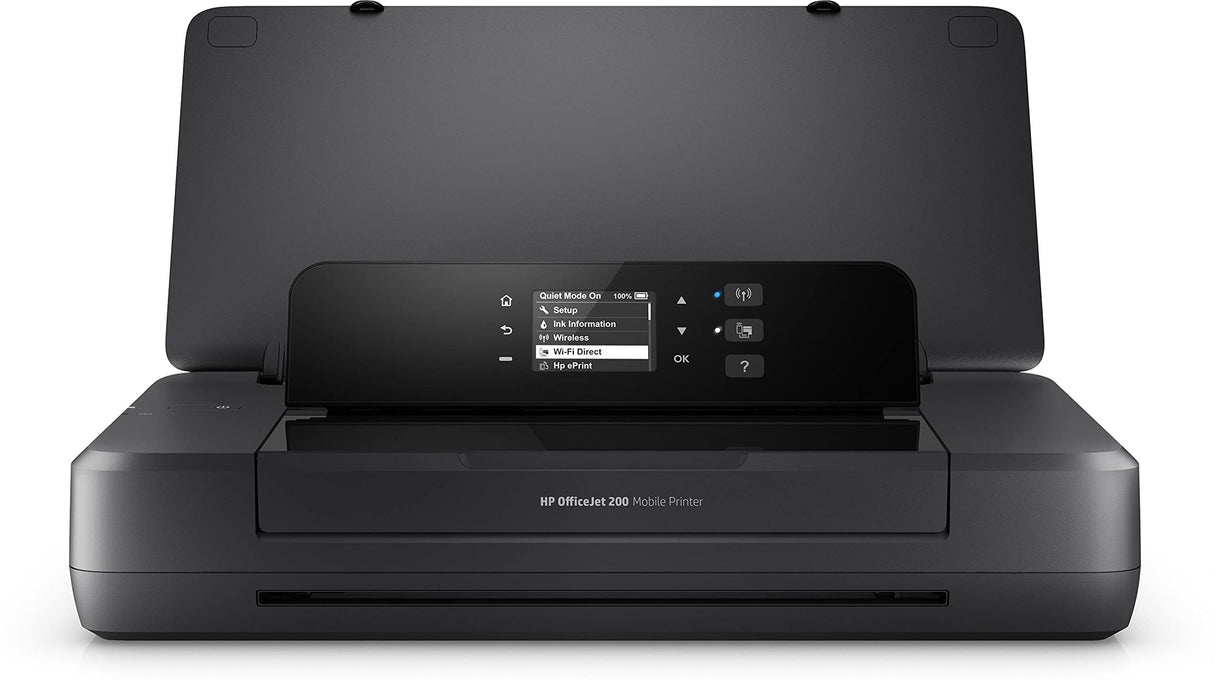 HP OfficeJet 200 Mobile - Impresora Portátil Tinta, USB 2.0, Wi-Fi Direct, HP Smart App, Negro