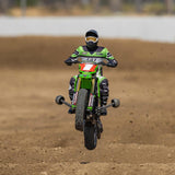 LOSI RC 1/4 Promoto-MX Motorcycle RTR with Battery and Charger, Pro Circuit, LOS06002, Green