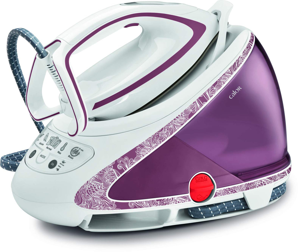 Calor Pro Express Ultimate, planta de vapor de alta presión, 7,3 bares, flujo de vapor 490 g/min, 5 ajustes, fabricado en Francia, GV9560C0