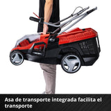 Einhell Cortacésped a batería GE-CM 36/36 Li Kit Power X-Change (36V, 36cm ancho de corte, hasta 400 m², Brushless, 40L bolsa recolectora, 25-75 mm altura de corte, con 2x4,0 Ah batería y 2x cargador)