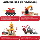 BRIO - Set Deluxe de Ferrocarril y Transporte de Carga, Ferrocarriles, Set de Construcción, Tren Juguete, Juguetes Niños 3 Años o más, Juegos Educativos 3 Años