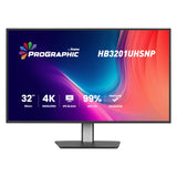 iiyama ProGraphic HB3201UHSNP-B1 32 IPS (DCI-P3 99%, sRGB 100%, validado por Pantone), UHD 3840 x 2160, 4 ms, 1 HDMI, 1 DP, 1 USB Tipo C 96 W PD, Salida DP