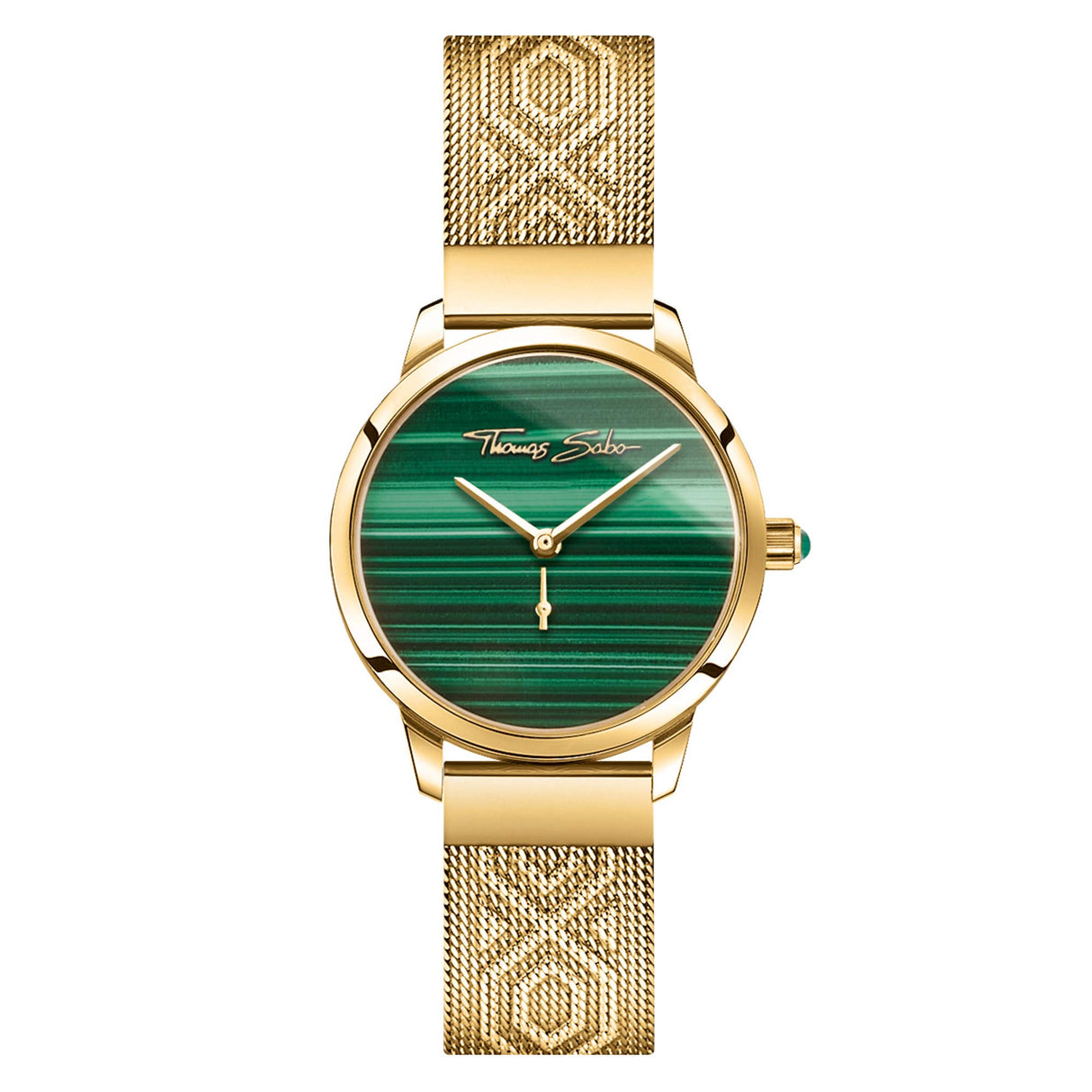 Thomas Sabo Reloj Analógico para Mujer de Cuarzo con Correa en Acero Inoxidable WA0365-264-211-33 mm