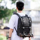 K&F Concept Mochila Camara Multifuncional， Mochila Fotografía Profesional, Mochila Fotográfica para Reflex Impermeable, Bolsa Cámara Compartimento para Portátil de 15.6 Pulgadas(20L) Negro