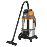 Feider, FAP1430, Especial Yeso, Agua Y Polvo, Simple De Usar, Material De Alta Precisión Y Eficaz, 1400 W 28 L, Tanque INOX Aspirador, Naranja