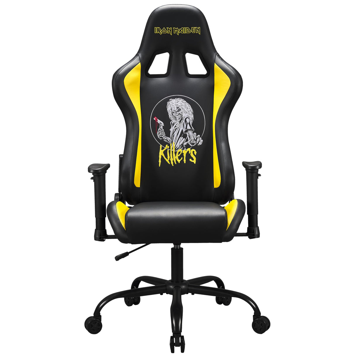 Subsonic Iron Maiden - Silla Gaming ergonomica Respaldo/Asientos Ajustables - Silla de Oficina Gamer para Adultos con Licencia Oficial
