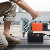VEVOR Taladro Magnético de Perfil Bajo 1300 W Taladro Magnético Ligero y Portátil con Dispositivo de Enfriamiento y Protección contra Sobrecarga Prensa Magnética para Instalación de Equipos