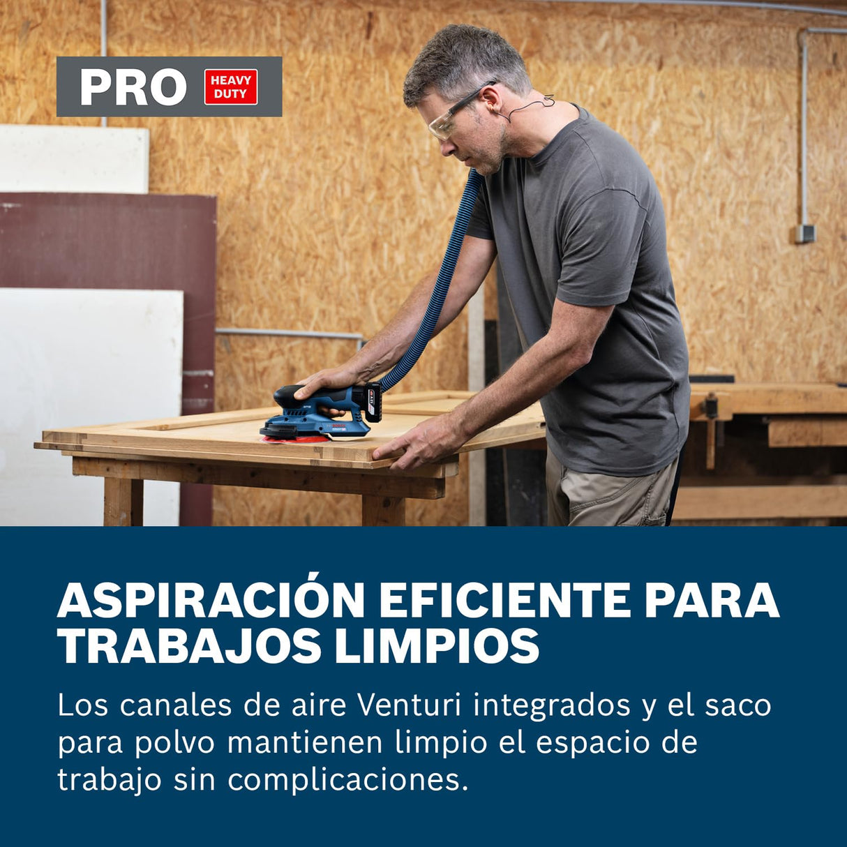 Lijadora excéntrica a batería Bosch Professional 12V GEX 12V-150-3 (incl. plato de lija, hoja de lija, anillo protector, saco para polvo, L-BOXX 162)