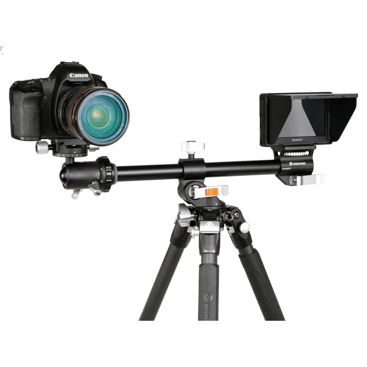 Vanguard Veo 3+ 263CB160S - Trípode Fibra Carbono multiángulo rótula Bola Foto
