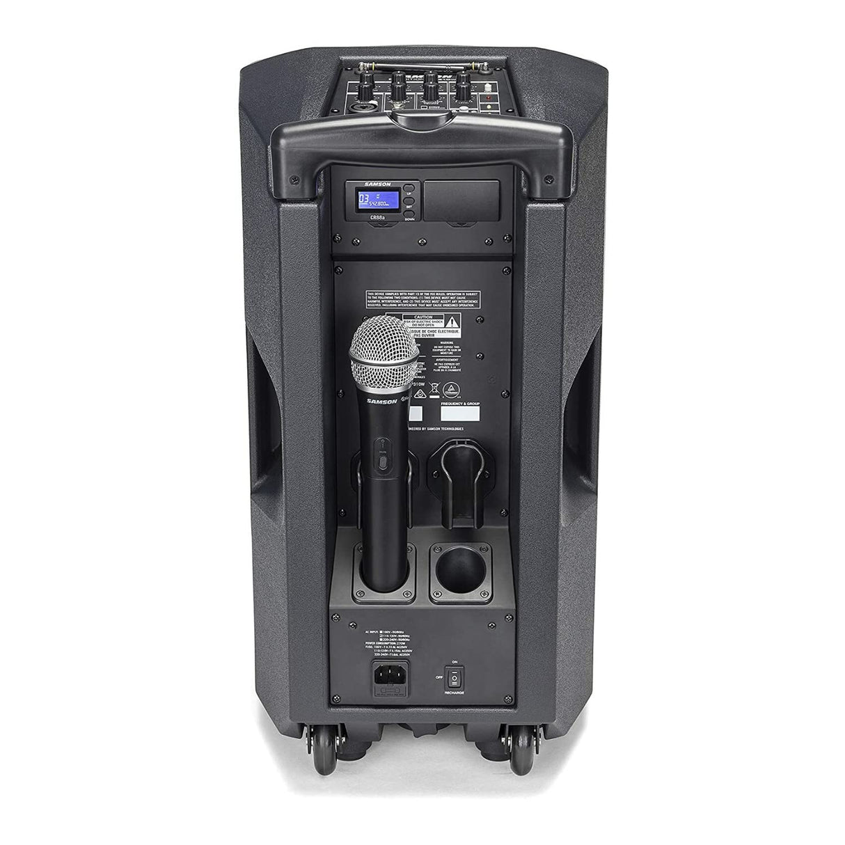 Samson Expedition XP310w - PA portátil recargable de 300 W con sistema inalámbrico de mano y Bluetooth (XP310W-K)