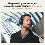 Jabra Evolve2 85 Auriculares Inalámbricos Estéreo con Cancelación de Ruido - Certificados para Microsoft Teams - Batería de Larga Duración - Adaptador Bluetooth USB-A - Negro