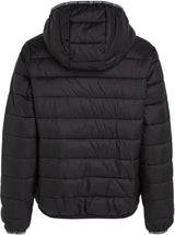 Tommy Jeans Cazadora Acolchada Mujer Quilted Tape Hood Jacket con Capucha, Negro (Black), XXS