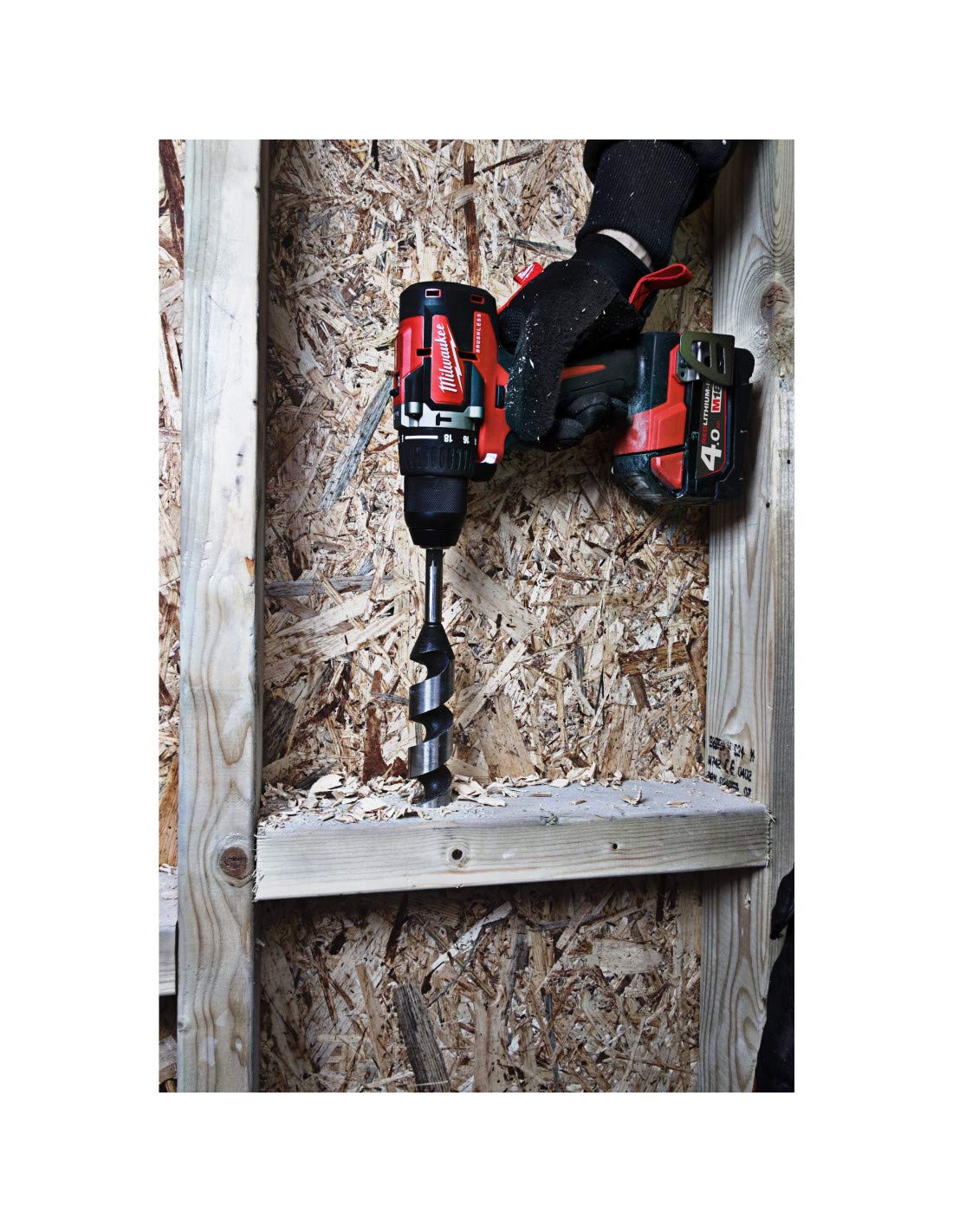 Milwaukee 4933464558 M18 CBLPD-502C - Taladro percutor (18 V, 5,0 Ah, sin escobillas)