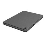 Logitech Combo Touch para iPad (7.ª, 8.ª y 9.ª generación) Funda con trackpad de precisión, Disposición QWERTY Italiano - Gris