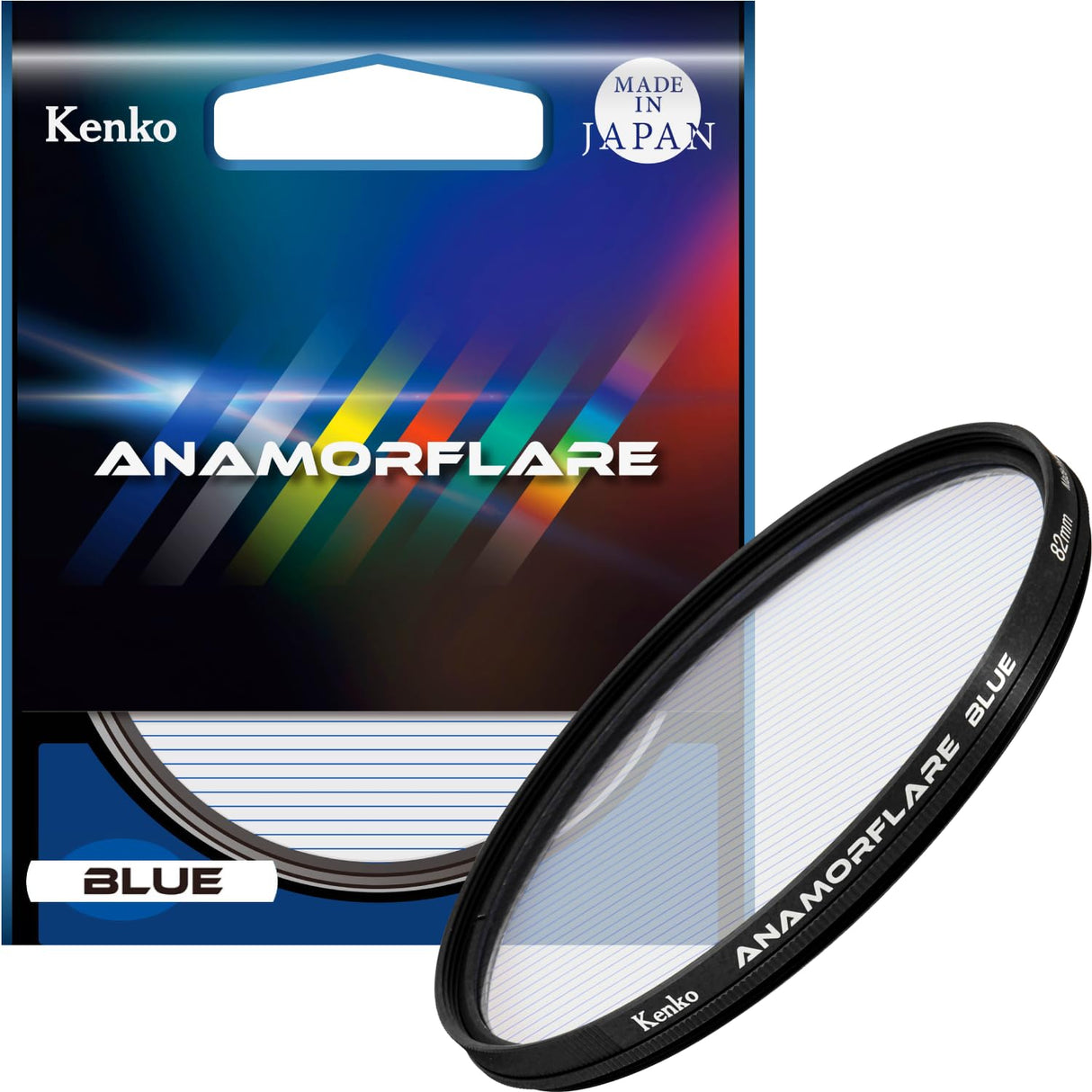 Kenko Filtro de Efecto de luz dispersa en Forma de Rayo, Marco Giratorio, Fabricado en Japón, Azul 549759