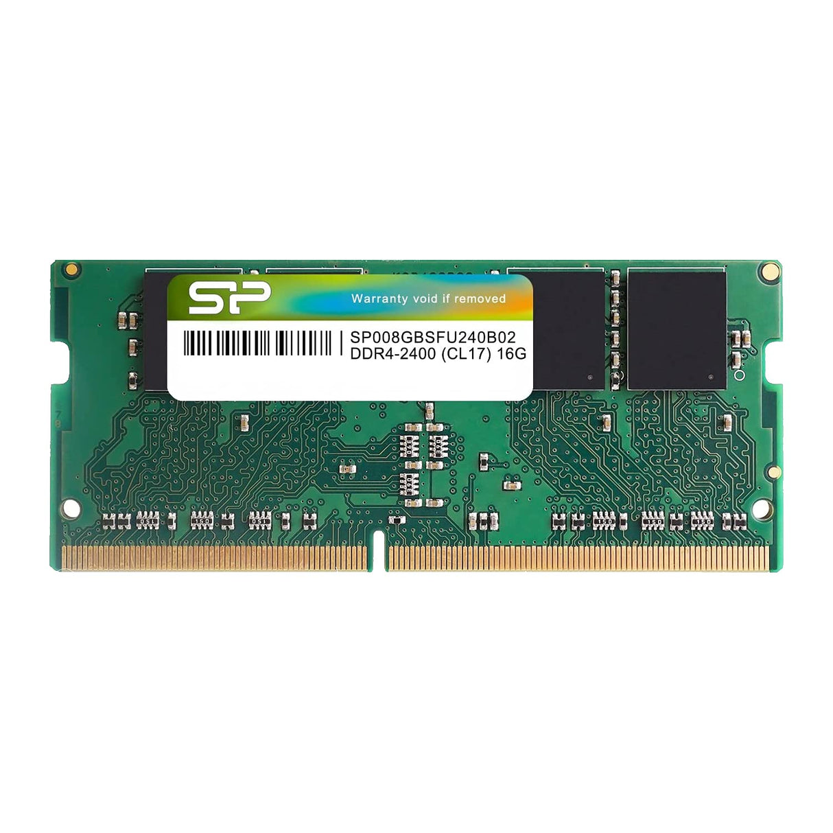 SILICON POWER SP008GBSFU240B02 8 GB DDR4 2400 MHz SO-DIMM NB 260-PIN módulo de Memoria – Verde