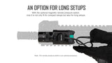 OLIGHT Baldr Pro R 1350LM 200M Linterna Lámpara Luz Recargable USB Magnética con LED Luz Blanco Compatible Batería Incorporada para Actividades Deportivas Negro